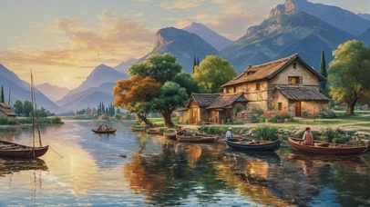 清新护眼AI壁纸