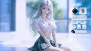 清纯长发女孩