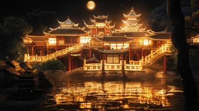 不知天上宫阙今夕是何年