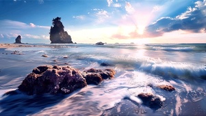 海边