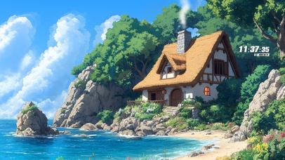 海岸小屋