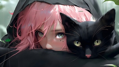 猫和少女