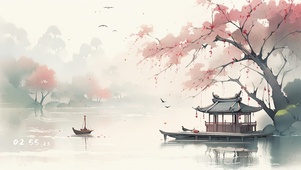 一泓春水