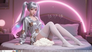 小熊睡衣美少女