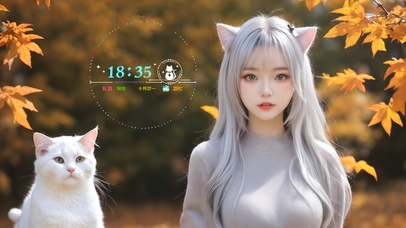 猫猫与女孩