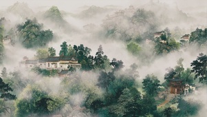 一城幽梦落青峦