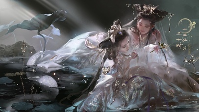 4K唯美古风姐妹花
