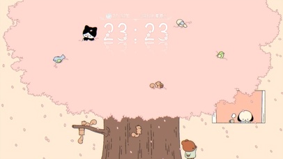 8K_樱花树简约壁纸