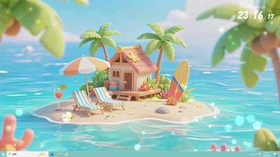 迷你夏日度假小岛