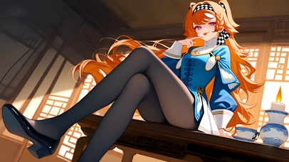 十四行诗-黑丝皮鞋