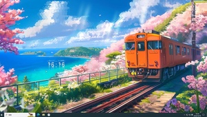 樱花海景列车
