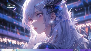 紫发少女