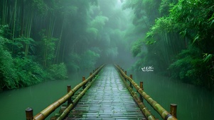 栈桥绿色森林