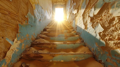 通往地面的阶梯