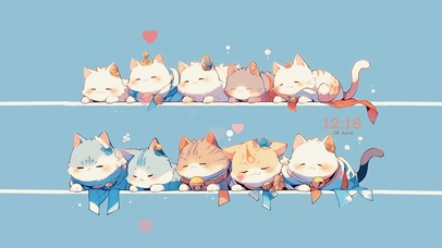 爱心小猫