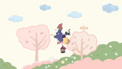 可爱治愈小魔女