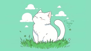 可爱卡通猫咪