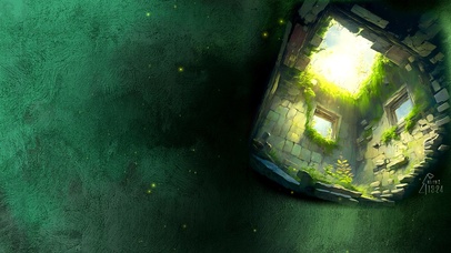 4K天井之光（护眼油画）