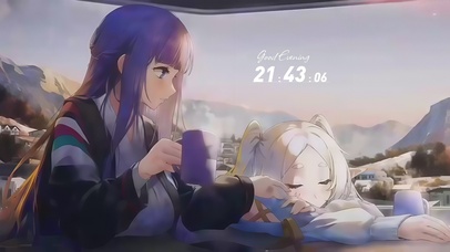 山间窗边的温柔时光