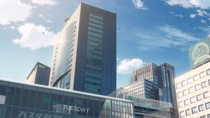 阳光洒满的城市