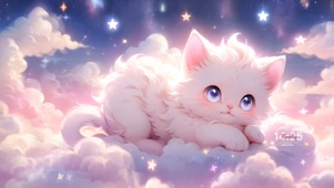 许愿的猫咪