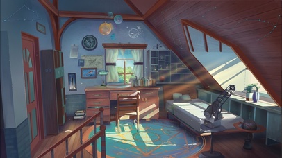 80年代阁楼房间