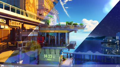 海滨乐园（随时间变化）