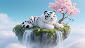 可爱白虎