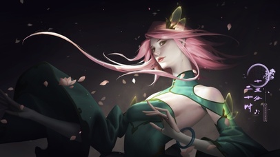 4K唯美古风美女