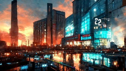 赛博朋克未来科幻之都