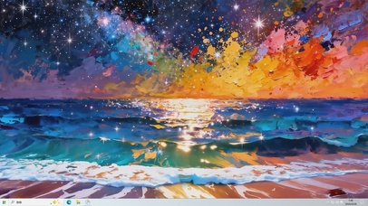 夜景海景桌面主题