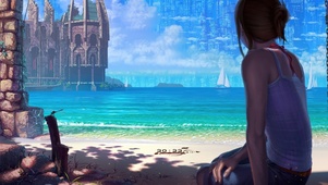 治愈海滩女孩