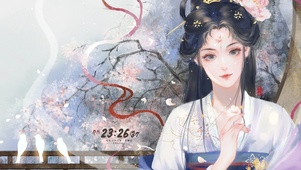 4K唯美古风少女