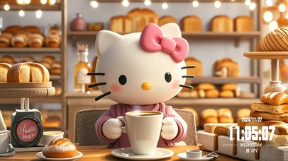 凯蒂猫开面包店