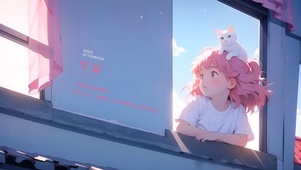 阳光微风少女