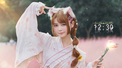 猫耳朵cos小姐姐