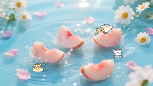 水蜜桃线条狗