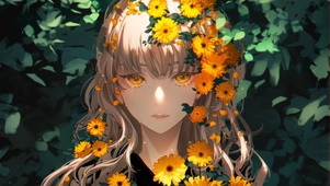 花丛少女