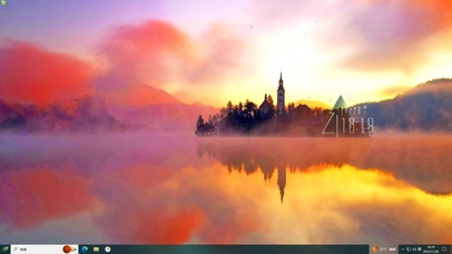 彩虹湖面—【主题桌面】