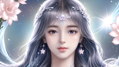 清纯可爱的花仙子