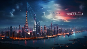 科幻赛博朋克城市