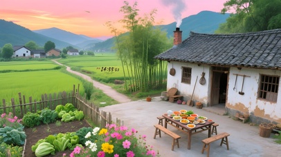 温馨田园风小舍