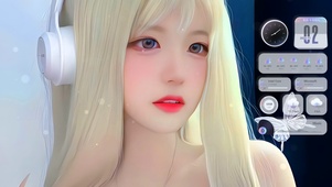 唯美甜美女孩