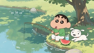 小新河边钓鱼