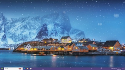 雪中小镇—【主题桌面】