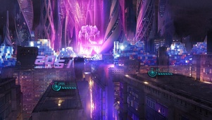 赛博朋克科幻城市