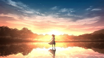 这么美的夕阳怎么舍得离开呢