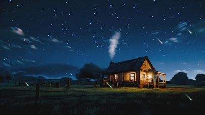 夜景AI星空壁纸