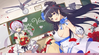 二次元 校园玫瑰美少女