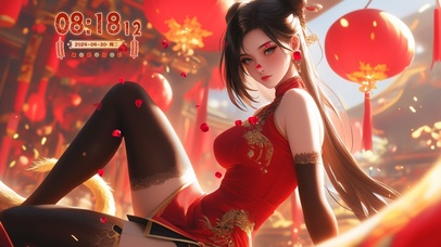 大红灯笼高高挂
